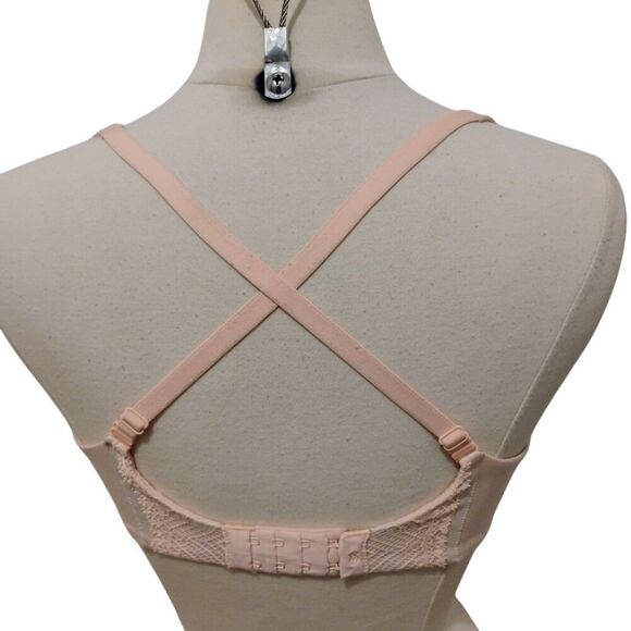 Victoria's Secret Bra Convertible Lightly Lined Full Cover Underwire Peach 34DD - Picture 14 of 16